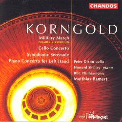  Korngold, Piano Concerto (Left Hand); Cello Concerto; Symphonic, CHAN 9508